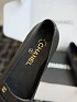 Женские кожаные лоферы Chanel premium