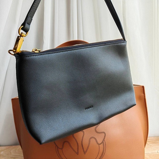 Кожаная женская сумка-шоппер 36x28 см   