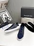 Кроссовки с мехом Ermenegildo Zegna Triple Stitch low-top - Navy