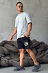 Чёрные мужские шорты Off-White Caravaggio print