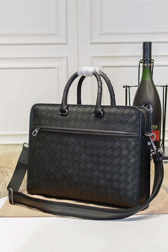 Кожаный портфель Bottega Veneta Premium 41x31x7 см