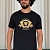 Чёрная футболка Versace Coupe Blason embroidered