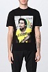 Чёрная оверсайз футболка Dsquared2 Bob Marley