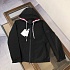 Чёрная ветровка Moncler Carles logo-patch