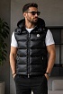 Мужской жилет Moncler logo-patch - Black