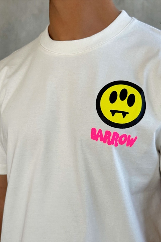 Мужская белая футболка Barrow