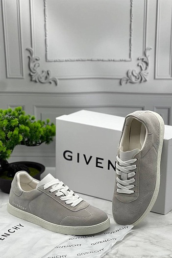 Мужские замшевые кроссовки Givenchy Town - Grey   