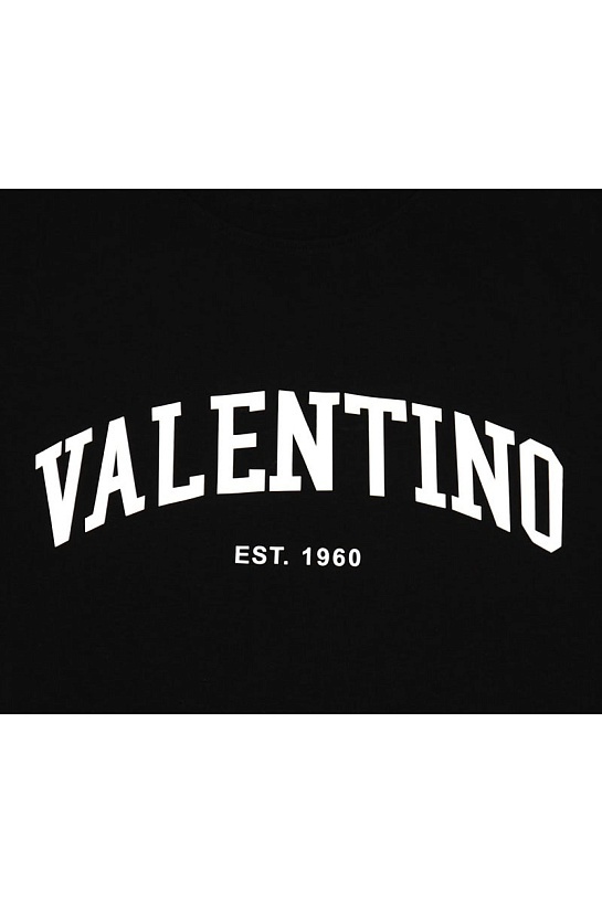 Мужская футболка Valentino серого цвета