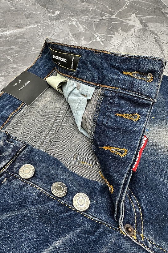 Мужские джинсовые шорты Dsquared2 x Ibrahimovic "ICON"