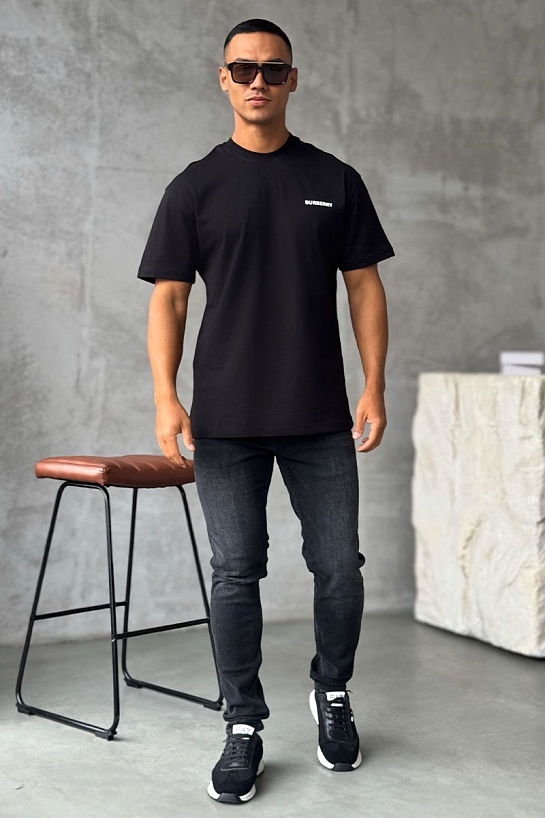 Мужская футболка Burberry TB - Black