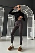 Женские серые леггинсы Balenciaga