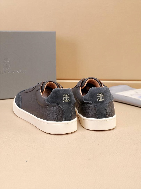 Комбинированные кроссовки Brunello Cucinelli low-top - Grey