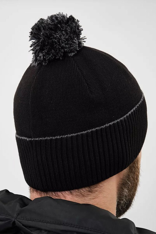 Шапка на флисе Paul & Shark logo-badge - Black