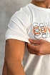 Брендовая мужская футболка Calvin Klein белого цвета