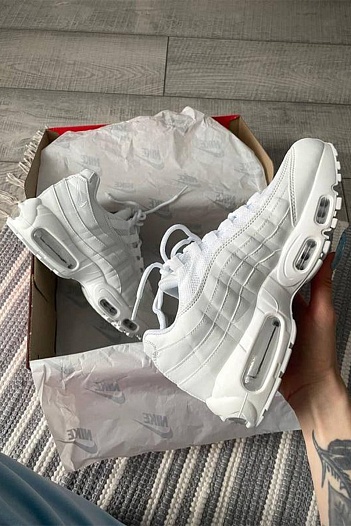 Кроссовки Nike Air Max 95 - Triple White   