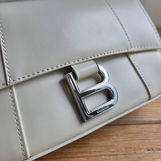 Кожаная сумка Balenciaga Hourglass 22x13 см   