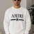 Белый свитшот Amiri MA bar crew-sweat