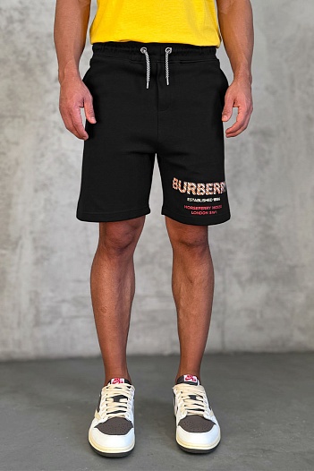 Мужские шорты Burberry Horseferry logo - Black   