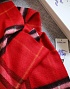 Шарф Burberry two-tone Check premium 168x30 см - Red