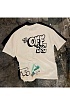 Белая оверсайз футболка Off-White logo-print