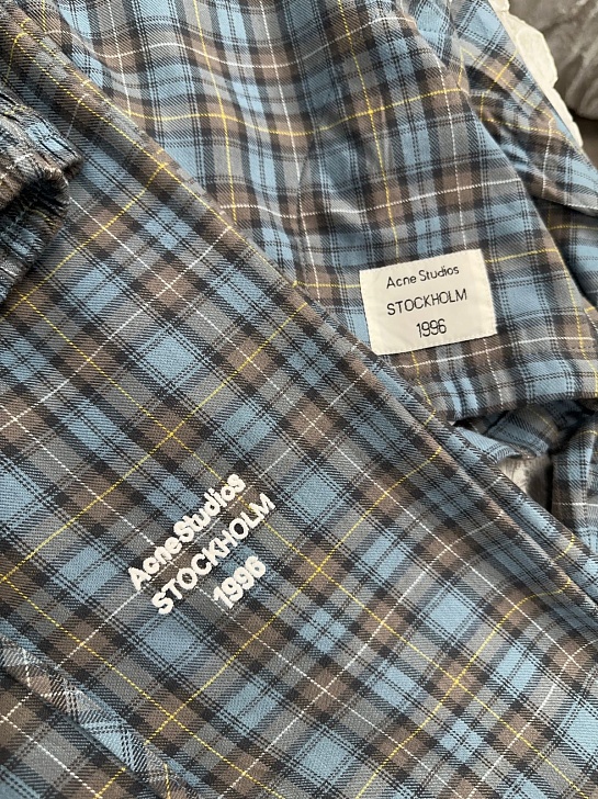 Женский костюм синего цвета Acne