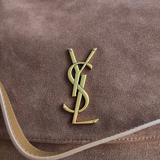 Замшевая сумка Yves Saint Laurent 31x32 см