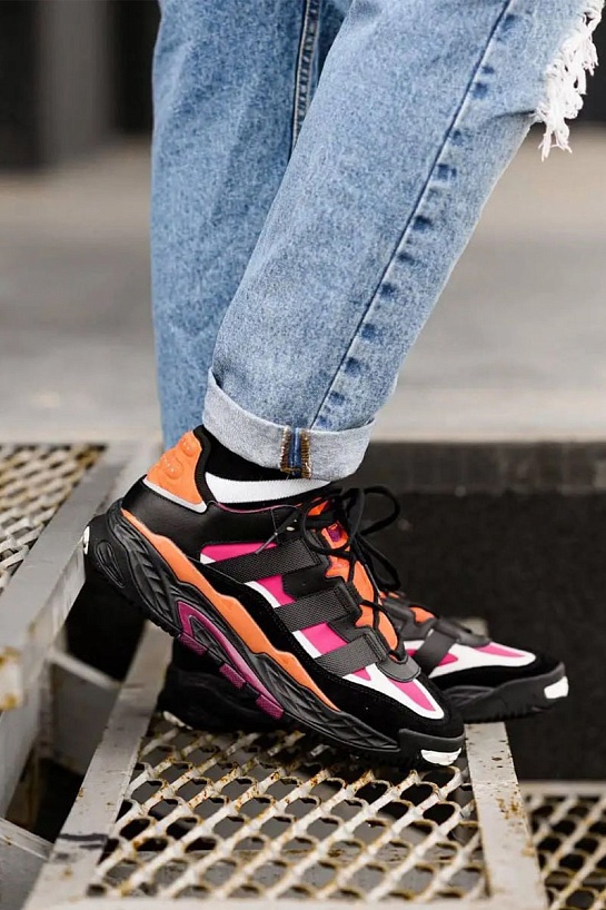 Кроссовки Adidas Niteball Black Power Berry