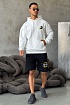 Мужское белое худи Off-White Brush Arrow