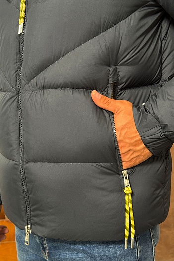 Мужской тёмно-синий пуховик Moncler Katmai   