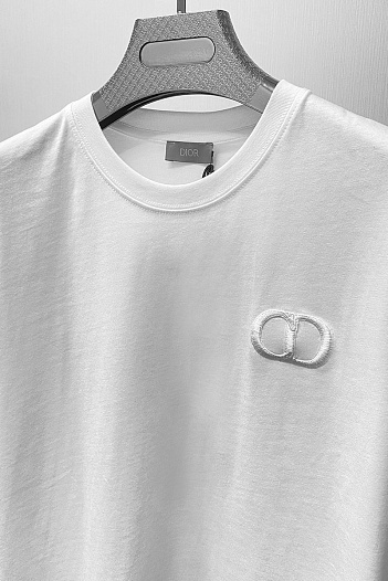 Мужская белая футболка Dior   