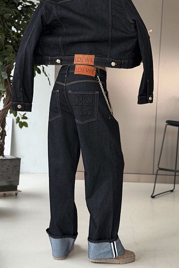 Женская джинсы Loewe premium - Navy   
