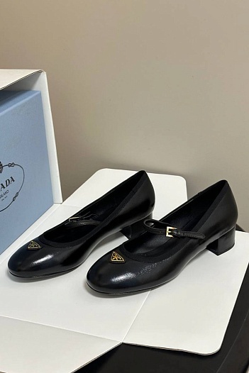 Женские кожаные туфли Prada premium   