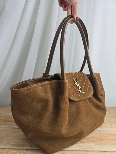 Замшевая сумка Yves Saint Laurent Le 5 a 7 40x22   
