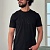 Футболка чёрного цвета Calvin Klein embroidered-logo