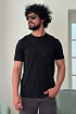 Футболка чёрного цвета Calvin Klein embroidered-logo