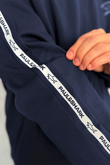 Тёмно-синий спортивный костюм Paul & Shark   