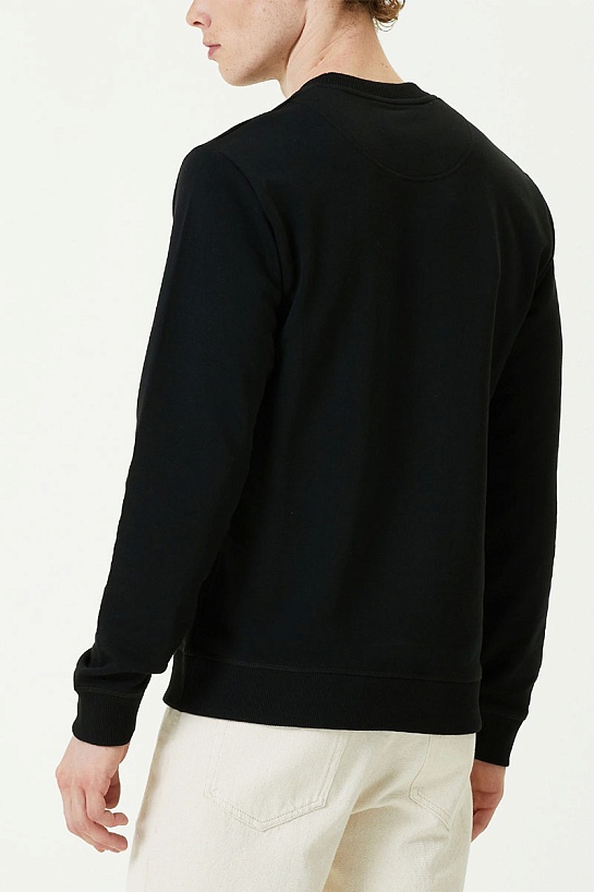 Чёрный свитшот Kenzo Tiger logo-embroidered drawstring