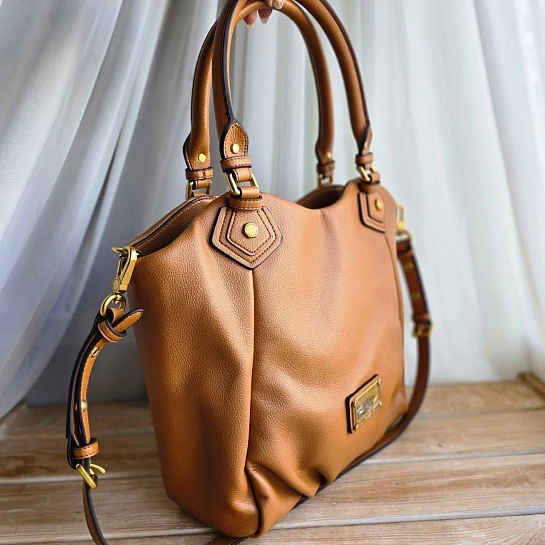 Женская сумка Marc Jacobs The Fran 43x28 см - Brown