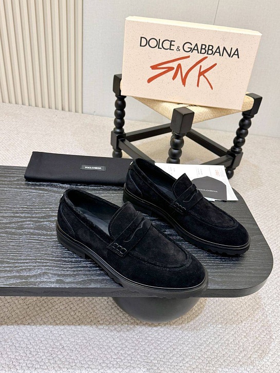 Мужские замшевые лоферы Dolce & Gabbana