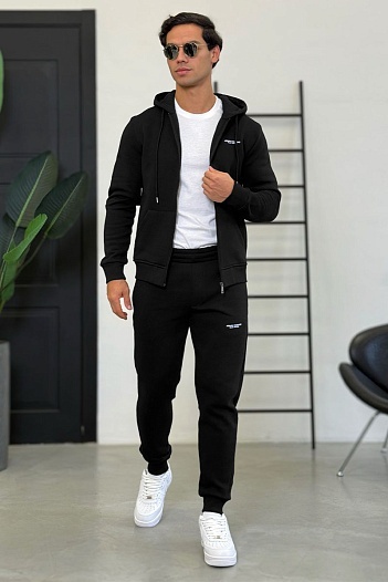 Утеплённый костюм на флисе Armani Exchange   