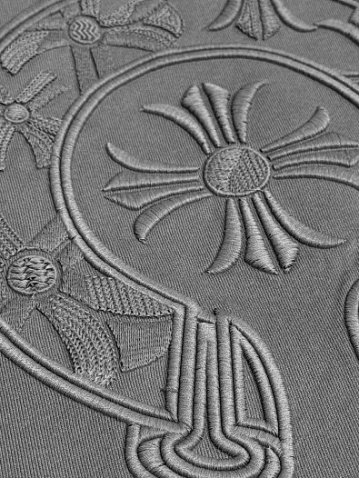 Мужской свитшот Chrome Hearts серого цвета   