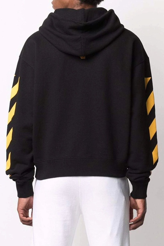 Мужская чёрная кофта Off-White Caravaggio Diag