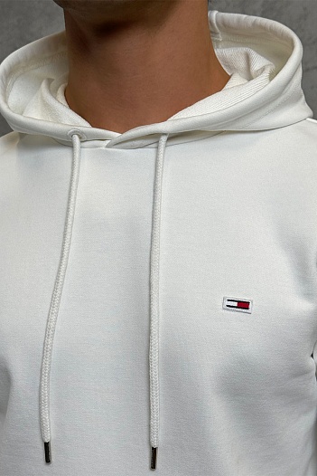 Мужское худи Tommy Hilfiger белого цвета   