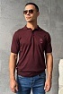Классическое мужское поло Billionaire бордового цвета
