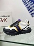 Женские комбинированные кроссовки Dolce & Gabbana - White / Black / Purple