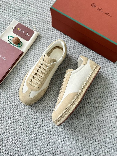 Мужские кроссовки Loro Piana Sea Tennis Walk - Beige   