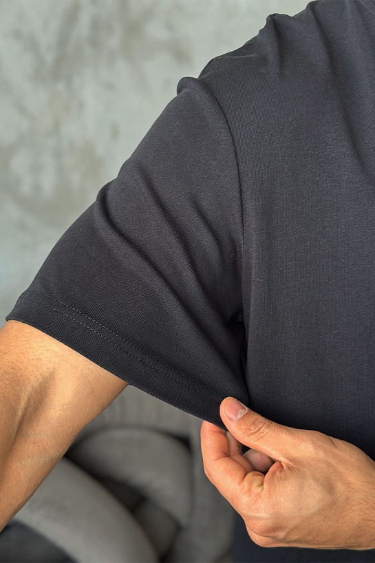 Чёрная оверсайз футболка Dior Atelier Pocket