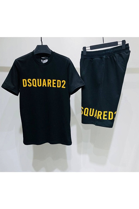 Чёрная мужская футболка Dsquared2