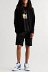 Чёрные шорты Amiri velvet-effect