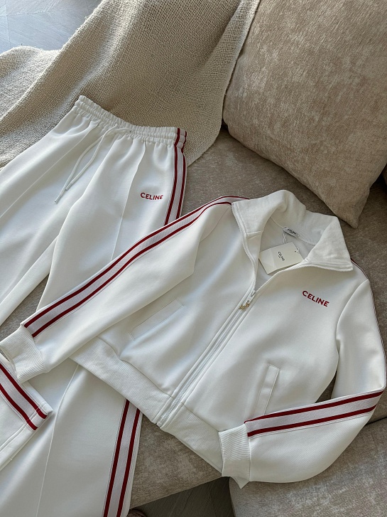 Женский костюм Celine белого цвета